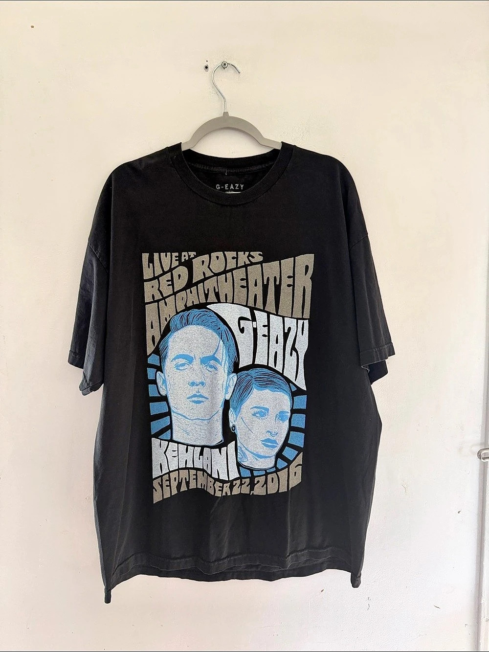 G-Eazy Live at Red Rocks 2023 Tour Tee Graphic Tee in Black